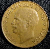 Italy Vittorio Emanuele III Bronze 1920 5 Centesimi KM# 59 (23 724)