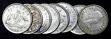Australia Silver 1955-1963 6 Pence Sixpence XF-AU RANDOM PICK (1 Coin)KM# 58 (4)