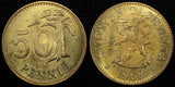 Finland Aluminum-Bronze 1968-S 50 Pennia UNC/BU  KM# 48 RANDOM PICK (1 COIN)(71)