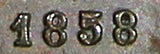 SWEDEN Oscar I Bronze 1858/7 1/2 Öre Overdate Last Year Type UNC KM# 686 (847)