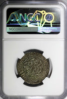 GERMANY.Saxe-Meisen Silver (1440-64) 1 Shieldgrosch NGC AU53 (2.47g) SCARCE (07)