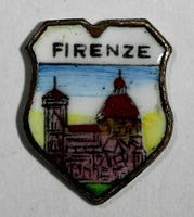 ITALY FIRENZE,FLORENCE  Duomo Florence Church vintage pin, badge (18 387)