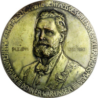 AUSTRIA BRONZE MEDAL 1910 On the death Dr. Karl Lueger (1844-1910) 60mm H-7627