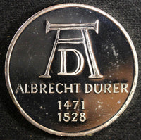 Germany - Federal Republic Silver 1971 D 5 Mark PROOF BU Flashy KM# 129 (23 217)