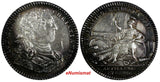 France Louis XV Silver Token ND (1735) Artillerie et Génie Feu# 1136 (19 922)