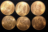 New Zealand  Elizabeth II Bronze 1964 1 Penny BU KM# 24.2 RANDOM PICK (1 Coin)