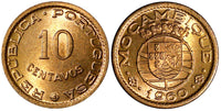 Mozambique Bronze 1960 10 Centavo UNC KM# 83 RANDOM PICK (1 COIN ) (21 286)