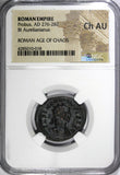 ROMAN EMPIRE,Probus,AD 276-282 BI Aurellanianus /Gordian  NGC Ch AU (018)