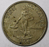 Philippines 1964 10 Centavos KM# 188