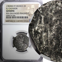 Mexico SPANISH COLONY Charles III Silver 1783 Mo FF 2 Reales NGC GRADED KM# 88.2