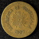 GUATEMALA Provisional Aluminium- Bronze 1922  50 Centavos KM# 232.1 (23 224)