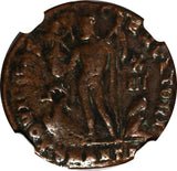 ROMAN Licinius II AS CAESAR AD 317-324 BILLON REDUCED NUMMUS /JUPITER NGC (051)