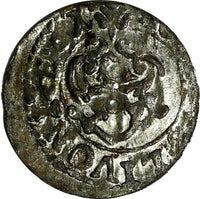 LIVONIA Riga CARL XI of Sweden (1660-1697)Silver 1661 Solidus  KM#55 (15 244)