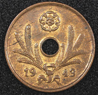 FINLAND Copper 1943 10 Pennia UNC Condition WWII  RANDOM PICK (1 Coin) KM# 33.1