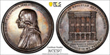 GREAT BRITAIN 1839 Silver Medal Centenary of Wesleyan Methodism PCGS AU 123 g.