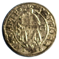 Hungary Wladislaus II Silver (1490-1516) Denar 1511 KG Kremnitz  0,55g