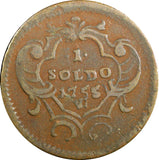 Italian States GORIZIA  Maria Theresia 1755 W 1 Soldo  Vienna Mint KM# 11 (501)
