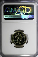 Great Britain Elizabeth II 1986 1 Pound NGC MS66 Northern Ireland KM# 946 (024)