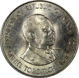 Kenya Daniel Toroitich Arap Moi Copper-Nickel 1980 1 Shilling 27,8mm BU KM#20(2)