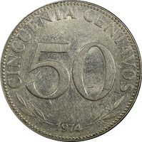 Bolivia 1974 50 Centavos Germany Mint 24mm KM# 190 ( 21 978)