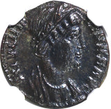 Roman HELENA AD 324-328/30 AE4 BI Nummus NGC MS /GODDESS PAX (190)