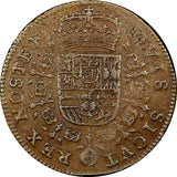 Brussels.Spain.Brabant  Philip IV Copper Token 1658 aUNC Double Struck 32mm (02)