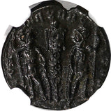Roman House of Constantine Constantine II AD 337-340 AE Nummus NGC Ch AU (421)