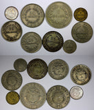 Costa Rica LOT OF 9 COINS 1914-1972 50, 25 ,5 Centimos , 1 Colón  (20 918)