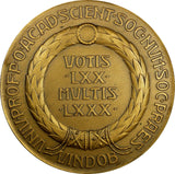 AUSTRIA Bronze Numismatic Medal 1928 by L.Hujer Wilhelm Kubitschek 60mm Wur-4793