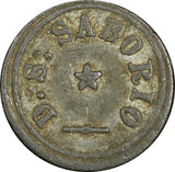 COSTA RICA Lead (ca.1880) Token ALAGUELA D.S. SABORIO 16mm Rulau-Ala2 (21 819)