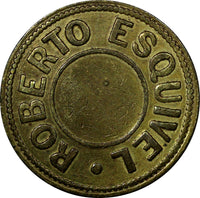 COSTA RICA TOKEN ROBERTO ESQUIVEL CARAZO - OROSI, aUNC Condition 25,5mm