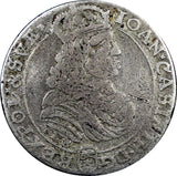 Poland Johann Casimir AR 1668 TLB 18 Groszy,Tympf Last Date Type KM# A94 (8903)