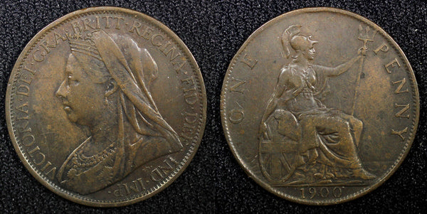 Great Britain Victoria Bronze 1900 1 Penny 30.8 mm  KM# 790 (22 507)