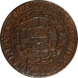 German States PADERBORN Franz Arnold 1706 6 Pfenning Nice Details KM# 173.2 (44)