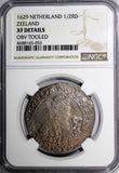 Netherlands ZEELAND Silver 1629 1/2 Daalder NGC XF DETAILS SCARCE KM# 25 (053)