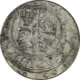 Livonia Gustav II Adolf (1621-1632) Silver 1624 1/24 Thaler KM# 10 (20 408)