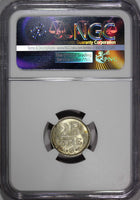 Denmark .Christian X Silver 1913 VBP GJ 25 Ore NGC MS64 KM# 815.1 (145)