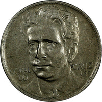 Brazil Oswaldo Cruz Copper-Nickel 1937 400 Reis KM# 539 (19 200)