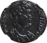 Roman HELENA AD 324-328/30 AE4 BI Nummus NGC MS /GODDESS PAX (196)