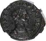 ROMAN EMPIRE,Probus,AD 276-282 BI Aurellanianus /Minerva NGC Ch AU (032)