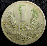 Slovakia Copper-Nickel 1940 1 Koruna 1st Year Type KM# 6 (22 981)