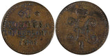 Russia Nicholas I Copper 1841 SPM 1 Kopeck Izhora Mint C# 144.3 (507)