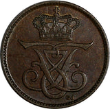 Denmark Frederik VIII Bronze 1907 1 Ore  KEY DATE Ch UNC KM# 804 (15 049)