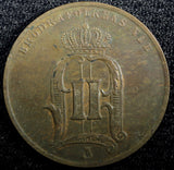 Sweden Oscar II Bronze 1878 5 Ore Mintage-364,000 SCARCE DATE KM# 736 (23 174)