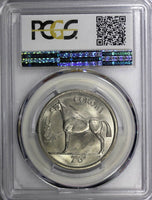 Ireland Republic Copper-Nickel 1967 1/2 CROWN PCGS MS64 HORSE KM# 16a