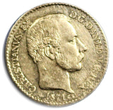 Denmark Christian IX Silver 1871 CS 4 Skilling Rigsmont aXF Condition KM# 775.2