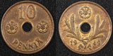FINLAND Copper 1943 10 Pennia UNC Condition WWII  RANDOM PICK (1 Coin) KM# 33.1