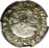 BOHEMIA Johann von Luxemburg (1310-46) Prague Groschen NGC XF40  Donebauer-817
