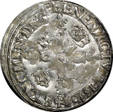 France Henry II Silver 1550 F 12 Deniers/1 Douzain Angers Mint  26mm Dup-997 (5)