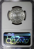 Tunisia Muhammad V Silver AH1334 (1916) A 2 Francs NGC MS62 GEM BU KM# 239 (36)